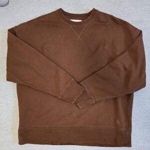 Banana Republic burnt rust crewneck sweatshirt.